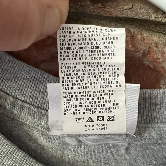 Vintage Mickey Disney I'm With Goofy T Shirt TEE Heather Gray Size M 90's - Picture 13 of 16